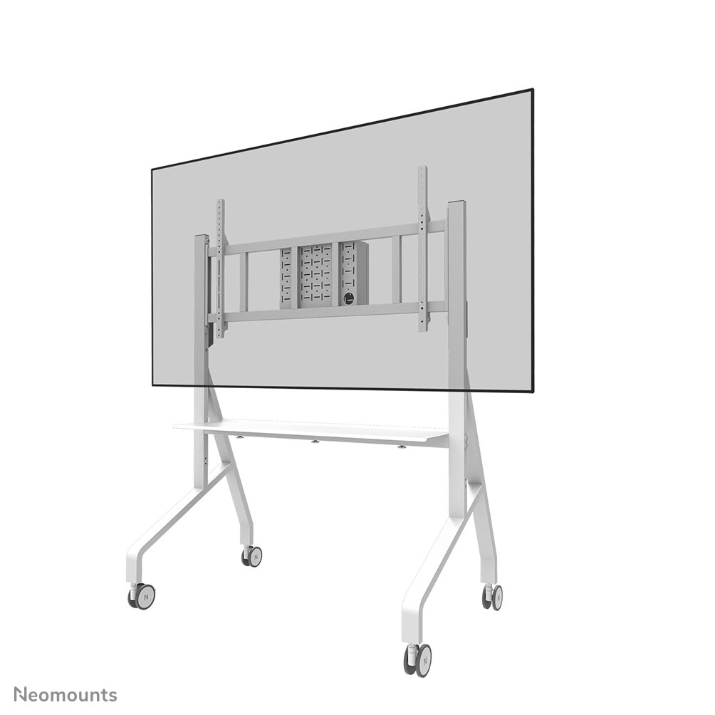 [FL50575WH1] Neomounts FL50-575WH1 display trolley, 65 to 115 inch, up to 125 kg, VESA 100x100 to 1100x600, Fixed