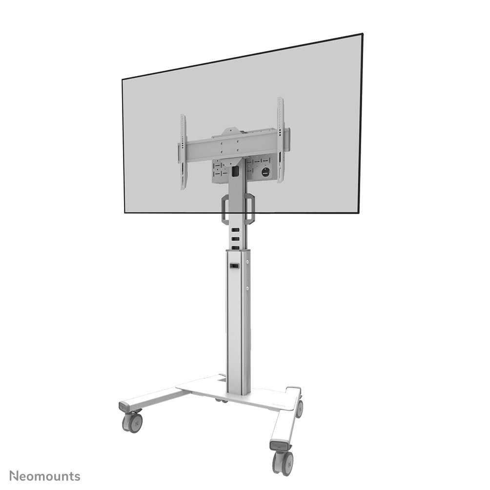 Chariot mobile pour écran Neomounts FL50S-825WH1, 37 à 75 pouces, jusqu'à 70 kg, VESA 100x100 à 600x400, fixé