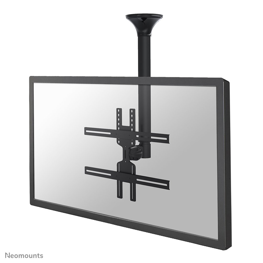 [FPMAC400BLACK] Neomounts FPMA-C400BLACK Deckenhalterung, 32 bis 60 Zoll, bis 35 kg, VESA 200x200 bis 600x400, Neigen, Schwenken