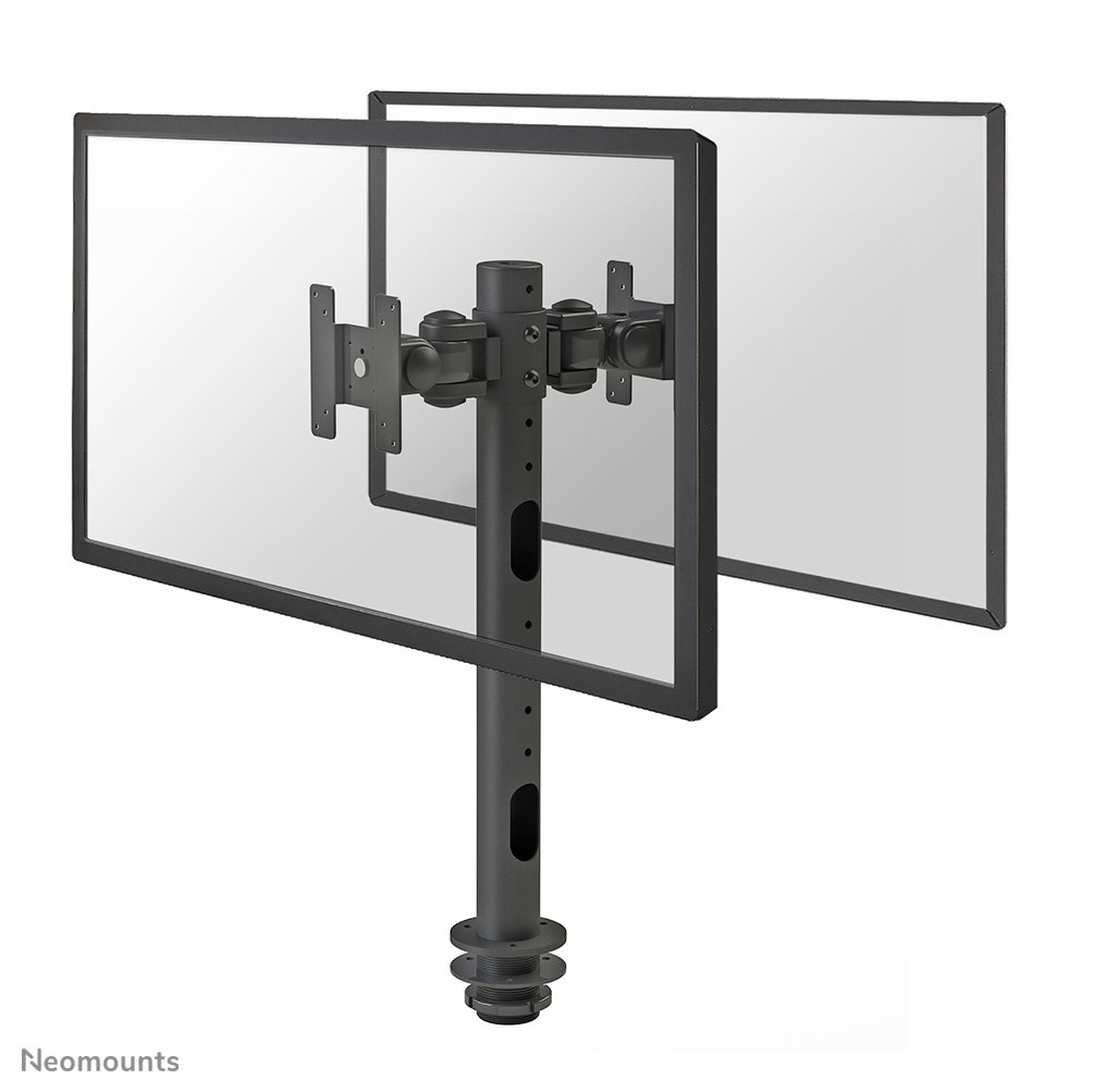 [FPMAD050DBLACK] Bras support d'écran Neomounts FPMA-D050DBLACK, 10 à 30 pouces, jusqu'à 10 kg, 2 écrans, VESA 75x75 à 100x100