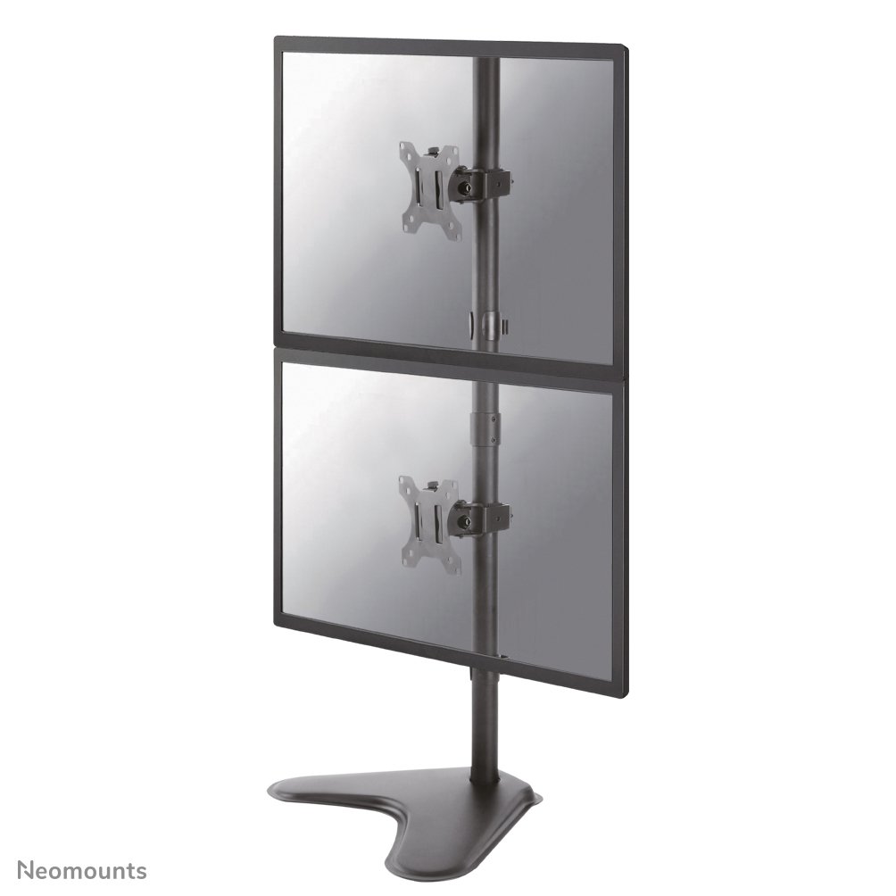 [FPMAD550DDVBLACK] Neomounts FPMA-D550DDVBLACK monitor stand, 10 to 32 inch, up to 6 kg, 2 screens, VESA 75x75 to 100x100