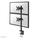 Bras support d'écran Neomounts FPMA-D700DV, 10 à 27 pouces, jusqu'à 6 kg, 2 écrans, VESA 75x75 à 100x100