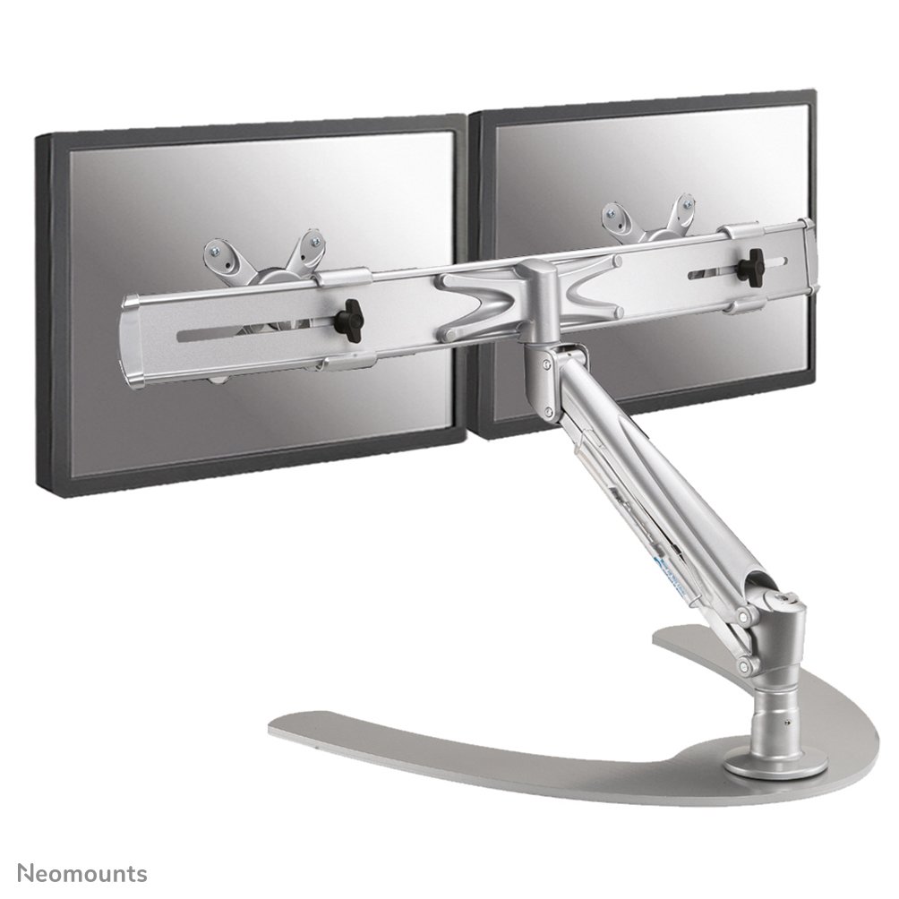 Neomounts FPMA-D940DD Monitorständer, 10 bis 24 Zoll, bis 7 kg, 2 Bildschirme, VESA 75x75 bis 100x100