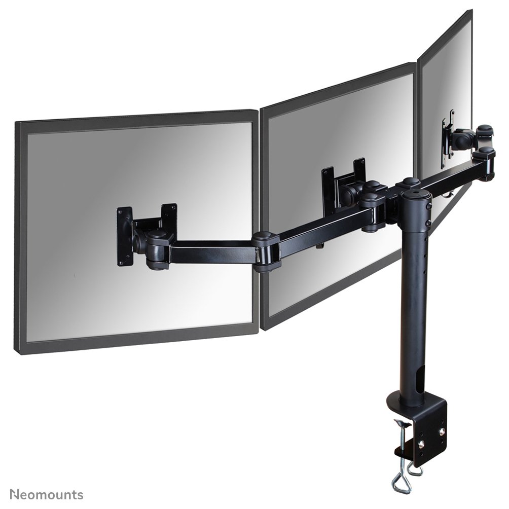 [FPMAD960D3] Bras support d'écran Neomounts FPMA-D960D3, 10 à 21 pouces, jusqu'à 6 kg, 3 écrans, VESA 75x75 à 100x100