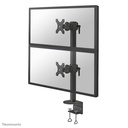 Bras support d'écran Neomounts FPMA-D960DVBLACKPLUS, 17 à 49 pouces, jusqu'à 15 kg, 2 écrans, VESA 75x75 à 100x100