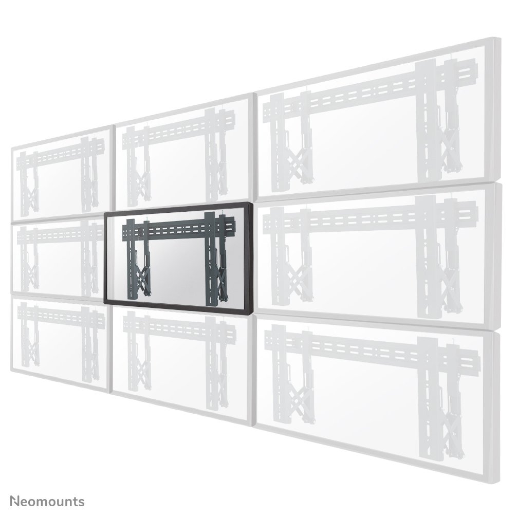[LEDVW1000BLACK] Support mural pour videowall Neomounts LED-VW1000BLACK, 40 à 75 pouces, jusqu'à 50 kg, VESA 200x200 à 600x400, fixé