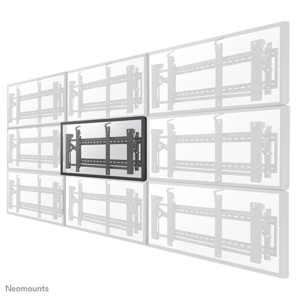 [LEDVW2000BLACK] Neomounts LED-VW2000BLACK Videowall-Halterung, 32 bis 75 Zoll, bis 70 kg, VESA 200x200 bis 600x400, Fixiert
