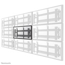 Support mural pour videowall Neomounts LED-VW2000BLACK, 32 à 75 pouces, jusqu'à 70 kg, VESA 200x200 à 600x400, fixé
