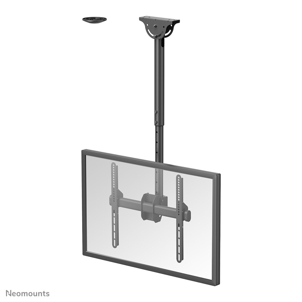Neomounts NM-C440BLACK Deckenhalterung, 32 bis 60 Zoll, bis 50 kg, VESA 200x200 bis 400x400, Neigen, Rotieren, Schwenken