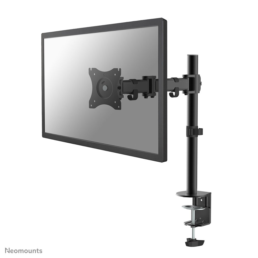 Neomounts NM-D135BLACK monitor arm, 10 to 27 inch, up to 8 kg, VESA 75x75 to 100x100, Tilt, Rotate, Swivel, Full motion
