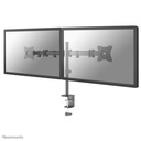 Neomounts NM-D135DSILVER monitor arm, 10 to 27 inch, up to 8 kg, 2 screens, VESA 75x75 to 100x100