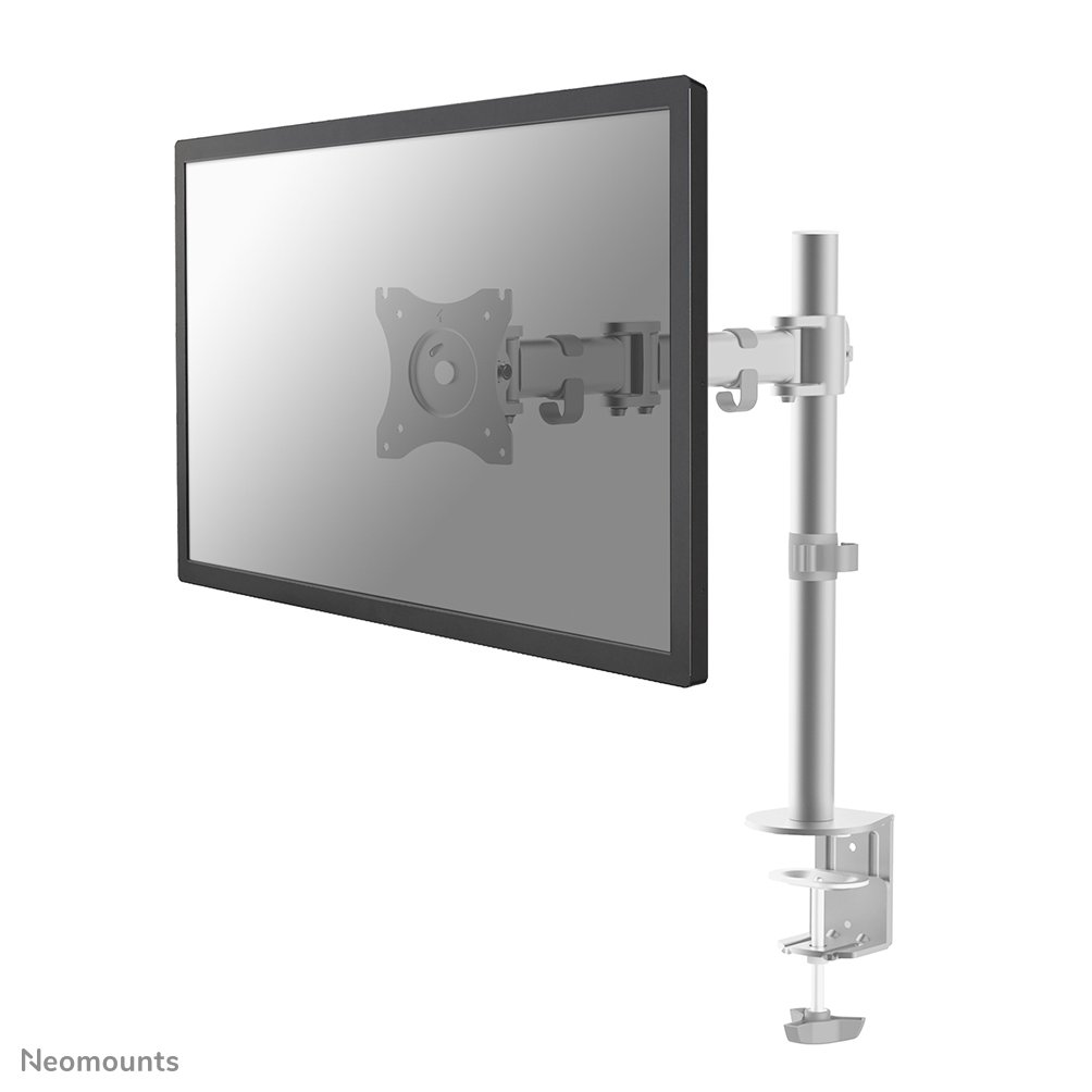 [NMD135SILVER] Neomounts NM-D135SILVER Monitorarm, 10 bis 30 Zoll, bis 8 kg, VESA 75x75 bis 100x100, Neigen, Rotieren, Schwenken