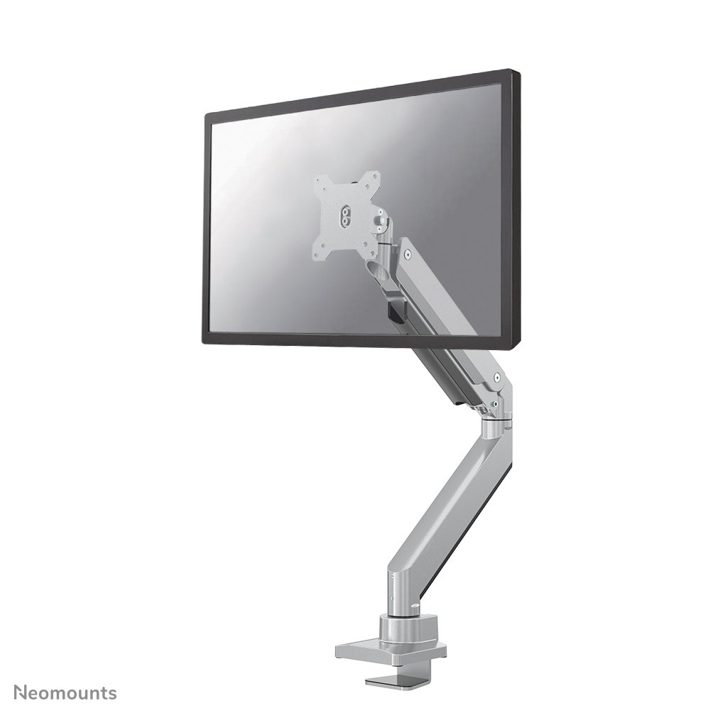 Neomounts NM-D775SILVER Monitorarm, 10 bis 32 Zoll, bis 15 kg, VESA 75x75 bis 100x100, Voll beweglich