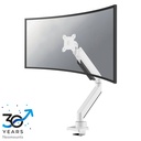 Neomounts NM-D775WHITEPLUS Monitorarm, 10 bis 49 Zoll, bis 18 kg, VESA 75x75 bis 100x100, Voll beweglich