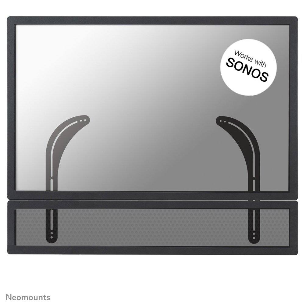 [NMUSP100BLACK] Support pour barre de visioconférence Neomounts NM-USP100BLACK, jusqu'à 15 kg, VESA 200x100 à 600x400, inclinaison