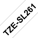 Brother Selbstlaminierendes Schriftband TZe-SL261 / TZESL261, schwarz auf weiß, 36 mm x 8 m
