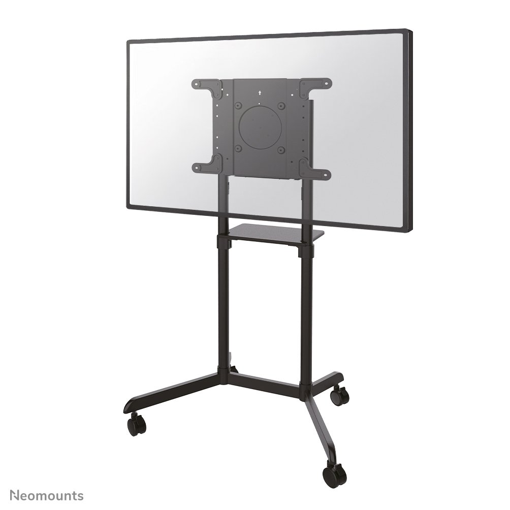 [NSM1250BLACK] Neomounts NS-M1250BLACK Display-Rollwagen, 37 bis 70 Zoll, bis 70 kg, VESA 200x200 bis 600x400, Neigen, Rotieren