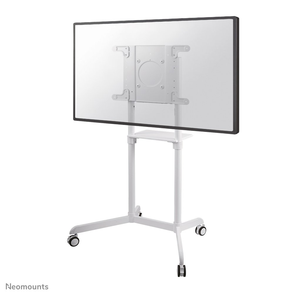 [NSM1250WHITE] Neomounts NS-M1250WHITE Display-Rollwagen, 37 bis 70 Zoll, bis 70 kg, VESA 200x200 bis 600x400, Neigen, Rotieren