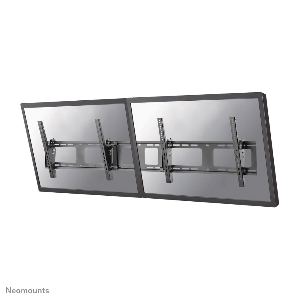 [NSWMB200BLACK] Neomounts NS-WMB200BLACK menu board mount, 40 to 52 inch, up to 50 kg, 2 screens, VESA 200x200 to 600x400