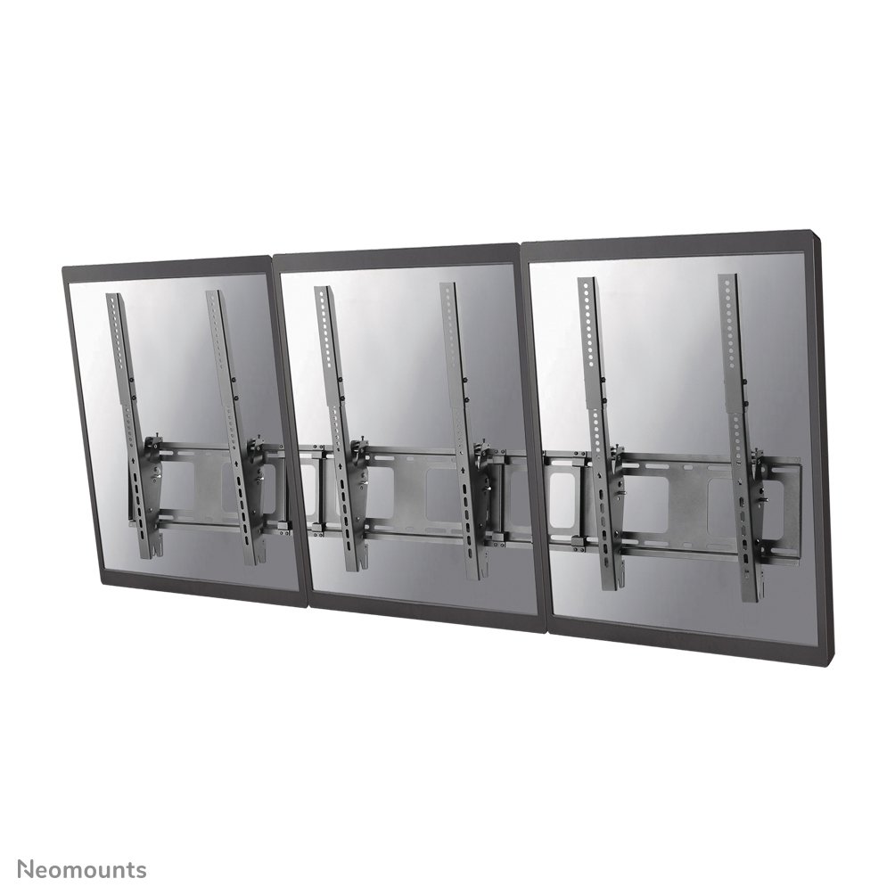 Neomounts NS-WMB300PBLACK Menu-Board-Halterung, 40 bis 52 Zoll, bis 50 kg, 3 Bildschirme, VESA 200x200 bis 400x600
