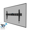 Support mural pour écran Neomounts WL30S-850BL18, 43 à 86 pouces, jusqu'à 60 kg, VESA 100x100 à 800x400, fixé