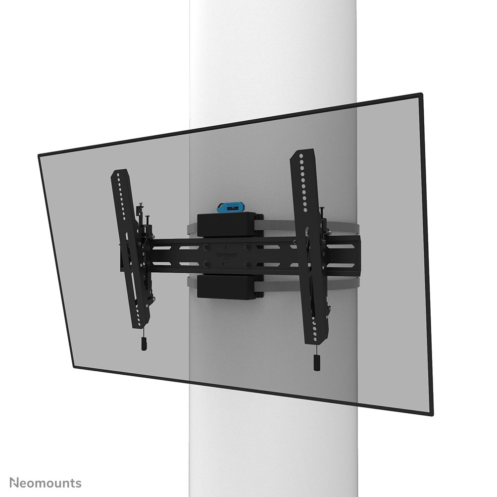 Support sur pilier pour écran Neomounts WL35S-910BL16, 40 à 75 pouces, jusqu'à 50 kg, VESA 300x100 à 600x400