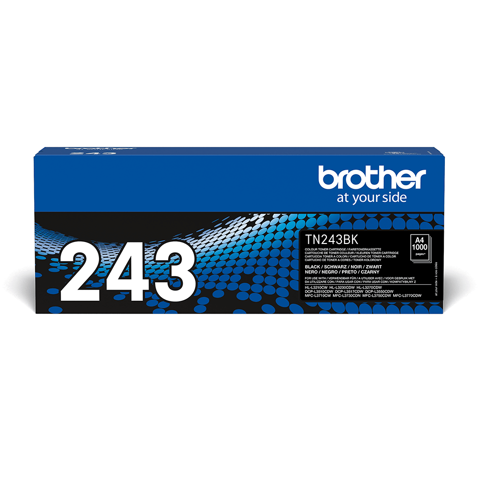 Brother Toner TN-243BK / TN243BK Schwarz, 1.000 Seiten