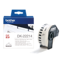 Brother DK-22214 / DK22214 continuous paper roll, black on white, 12 mm x 30.48 m