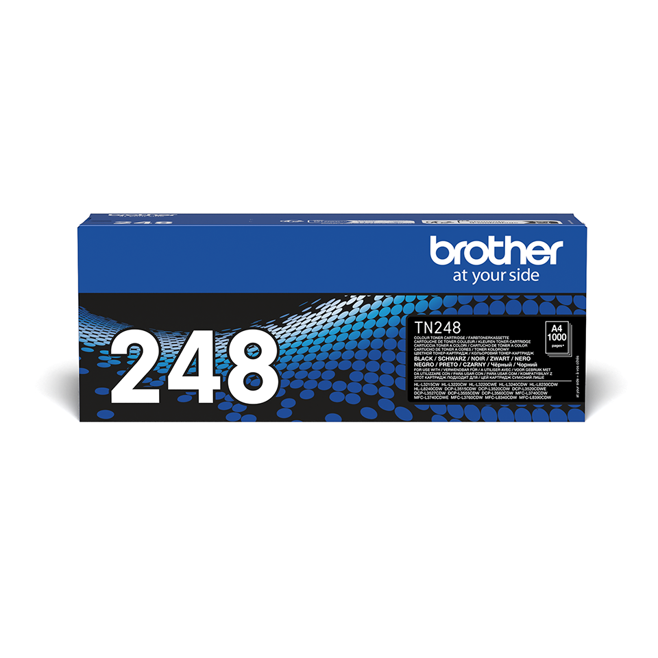 Brother Toner TN-248BK / TN248BK Schwarz, 1.000 Seiten