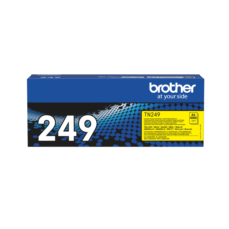 [TN249Y] Brother Toner TN-249Y / TN249Y Gelb XXL, 4.000 Seiten