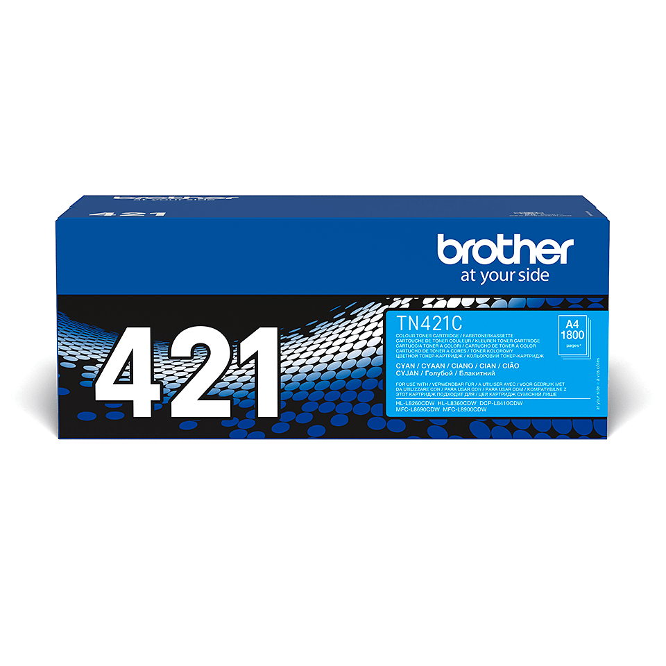Brother TN-421C / TN421C cyan toner, 1,800 pages