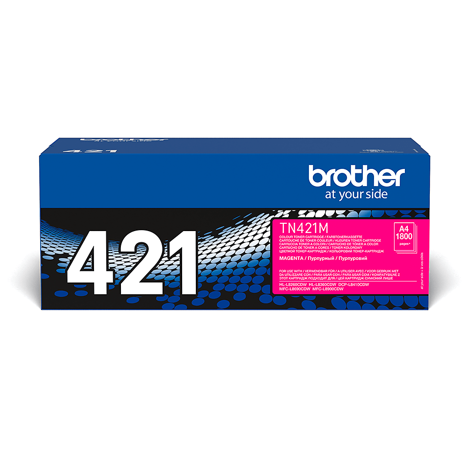 Brother TN-421M / TN421M magenta toner, 1,800 pages