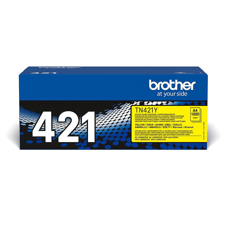 Brother TN-421Y / TN421Y yellow toner, 1,800 pages