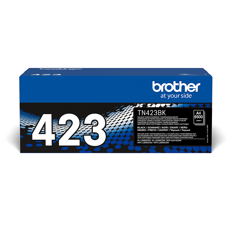 Brother TN-423BK / TN423BK black toner XL, 6,500 pages
