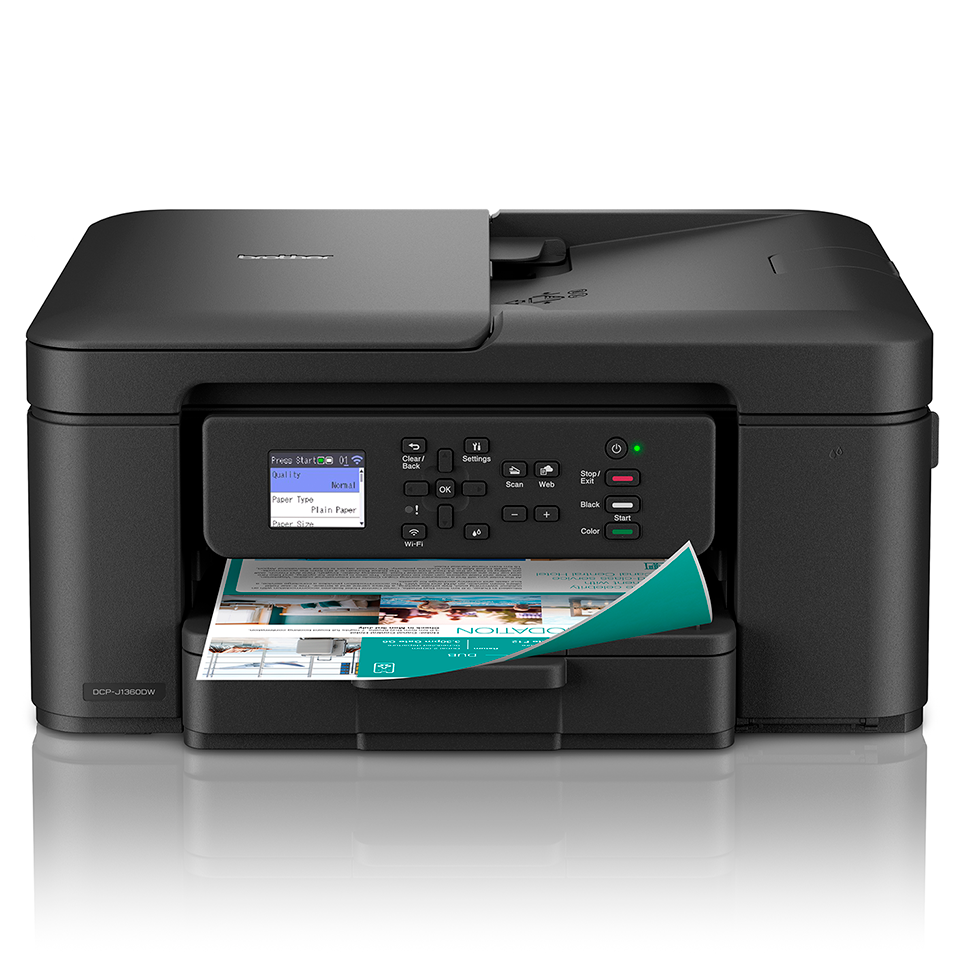 Multifonction jet d'encre couleur Brother DCP-J1360DW, A4, recto verso, Wi-Fi