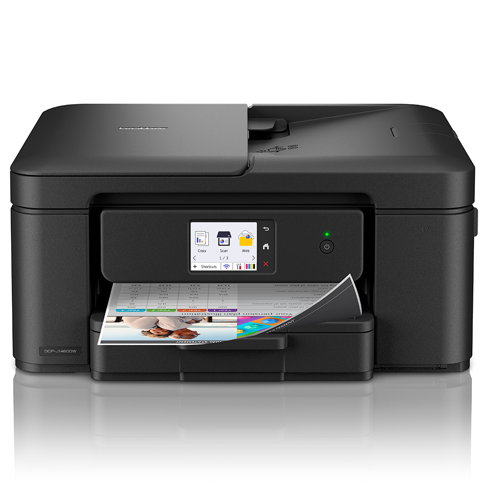 Multifonction jet d'encre couleur Brother DCP-J1460DW, A4, 16 ipm, recto verso, Wi-Fi