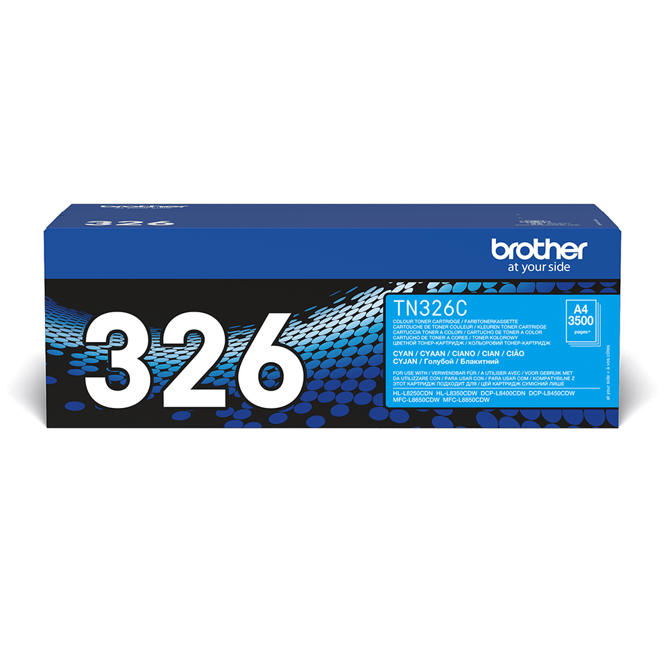 Brother Toner TN-326C / TN326C Cyan XL, 3.500 Seiten