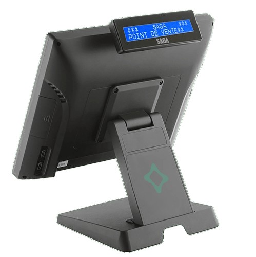 [SGD200CU] SAGA SGD200CU 2 line customer display, for CUBO POS terminals