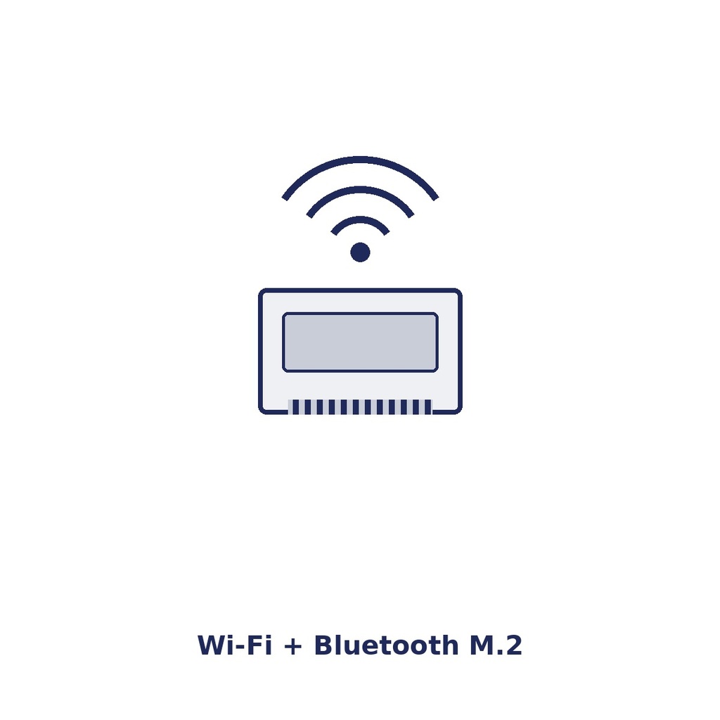 [SGWIFIM2IC] SAGA SGWIFIM2IC M.2 Wi-Fi and Bluetooth card, Intel dual band, factory option